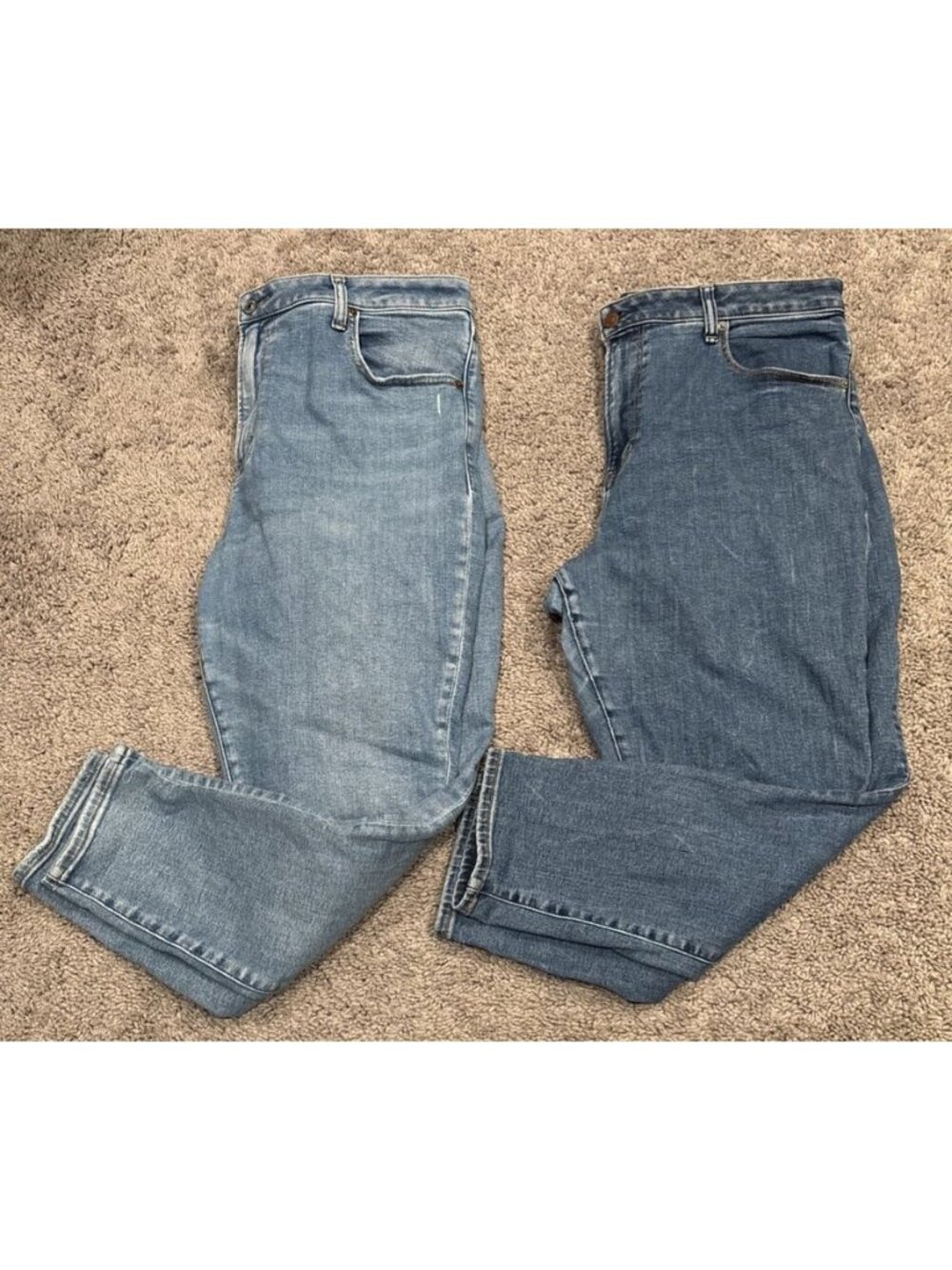 2 Pairs-Abercrombie and Fitch Super Skinny Jeans Womens 33/16 High Rise Ankle